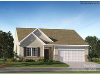 Charming single Gathering home featuring an attached two car garage and well manicured lawn at 1621 Spring Lot Dr, Edgemoor, SC 29712