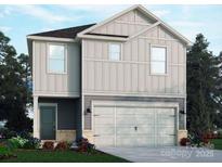 Charming two-story home features a two-car garage and professionally landscaped yard at 1350 31St St, Conover, NC 28613
