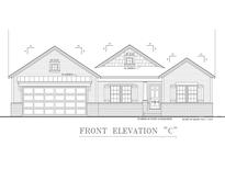 Rendering of home with a two-car garage and covered front porch in a craftsman style at 155 Putney Ct, Salisbury, NC 28147