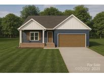 Charming single-Gathering home with a two-car garage, lush lawn and beautiful landscaping at 2706 Lyla Ave, Concord, NC 28027