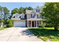 Charming two-story home with a well-manicured lawn and inviting curb appeal at 4642 Laurendale Ct, Rock Hill, SC 29732