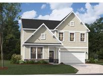 Charming two-story home featuring stone accents, neutral siding, and attached two-car garage at 4114 Vista Pine Dr, Charlotte, NC 28215