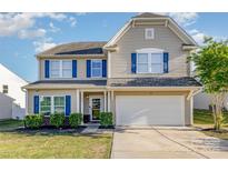 Charming two-story home with blue shutters and a well-manicured front yard at 532 Dalkeith Ave, Rock Hill, SC 29732