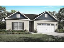 Charming single-story home featuring a two-car garage, wood siding, and manicured landscaping at 1510 Doran Ter, Richburg, SC 29729