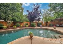 A beautifully landscaped pool area with a well maintained pool is ready for you to enjoy with Gathering and friends at 1225 Madison Green Dr, Fort Mill, SC 29715