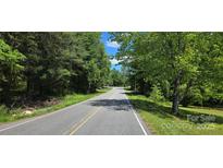 Scenic street view with lush greenery on either side, showcasing the natural beauty of the surroundings at 6653 Mountain Grove Rd, Hickory, NC 28658
