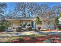 Charming single story home boasting a landscaped yard and a covered carport, perfect for curb appeal at 532 Scaleybark Rd, Charlotte, NC 28209