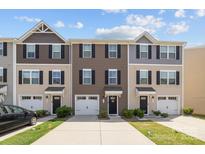 Charming townhome with a well-maintained exterior, a private garage, and a cozy front entrance at 718 Dillon Way # 38, Fort Mill, SC 29715