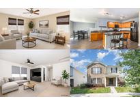 Composite featuring staged living room, kitchen, exterior elevation at 826 Sinclair Dr, Monroe, NC 28112
