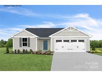 Charming single-story home with a well-maintained lawn, a two-car garage, and pleasing curb appeal at 231 Basildon St # 1021, Lancaster, SC 29720
