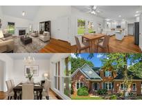Bright home featuring a living room, a dining room and kitchen combination, and an exterior elevation at 765 Portpatrick Pl, Fort Mill, SC 29708
