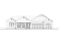 Rendering of a charming home featuring stone accents, a covered porch, and an attached two-car garage at 0000 Milling Rd, Rock Hill, SC 29730