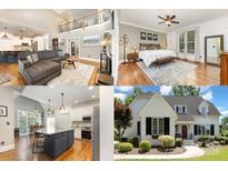 Collage featuring living area, bedroom, kitchen, and home's exterior at 254 Charter Se Ct, Concord, NC 28025