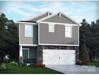 Charming two-story home with stone accents and a well-manicured lawn creates great curb appeal at 1418 31St Ne St, Conover, NC 28613