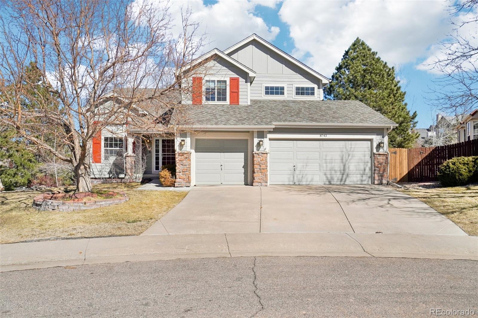 Photo one of 8743 Fairview Oaks Ln Lone Tree CO 80124 | MLS 3506492