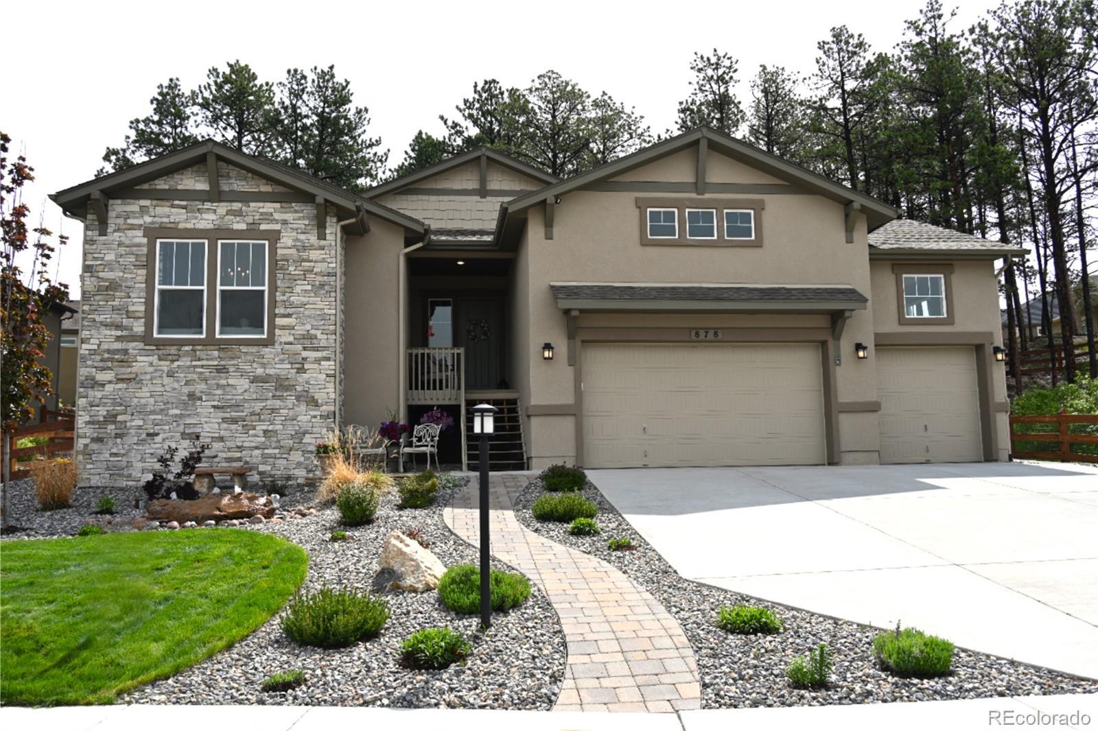 Photo one of 878 Tree Bark Ter Colorado Springs CO 80132 | MLS 7239445