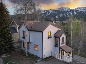 Beautifully appointed home with stunning mountain views, picturesque setting, and easy access at 218 Highland Ter, Breckenridge, CO 80424