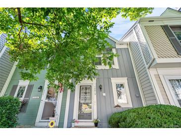 Charming townhome with a well-maintained front yard and inviting entrance at 10819 Summerset Way, Parker, CO 80138