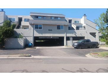 The building has a private parking garage underneath each unit and a common area parking lot at 1845 N Kendall St # 316D, Lakewood, CO 80214