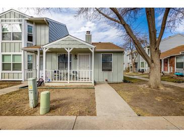 Charming single Gathering home features a cozy porch and inviting facade at 8180 Washington St # 126, Denver, CO 80229