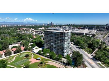 Stunning high-rise condo building featuring breathtaking city and mountain views at 3100 E Cherry Creek S Dr # 307, Denver, CO 80209