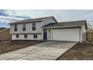 Newly remodeled ranch home with a two-car garage and landscaped yard at 9749 Steele St, Thornton, CO 80229