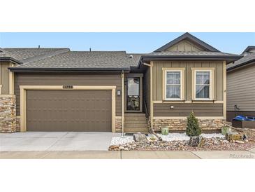 Attractive exterior of a 2-story home with landscaping at 11798 Barrentine Loop, Parker, CO 80138