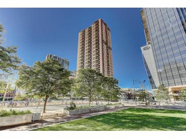 This high-rise building offers balconies on each residence with a fantastic view of the city and park at 1020 15Th St # 16A, Denver, CO 80202