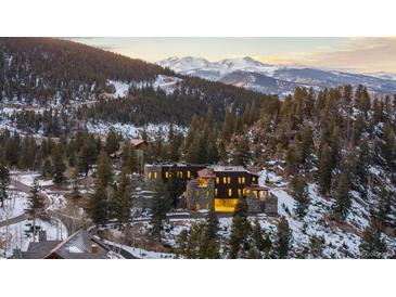 Luxury mountain home with stunning views at 142 Outpost Ln, Evergreen, CO 80439