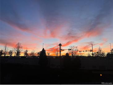 Beautiful sunset over the city, creating a peaceful and picturesque view at 1438 Little Raven St # 306, Denver, CO 80202