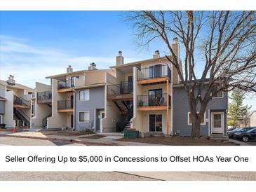View of modern condos with balconies, offering a peek into comfortable city living with a view at 6011 Yarrow St # C, Arvada, CO 80004