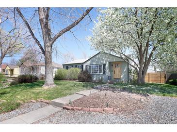 Charming single-story home with lush lawn, mature trees, and inviting curb appeal at 1842 S Fairfax St, Denver, CO 80222