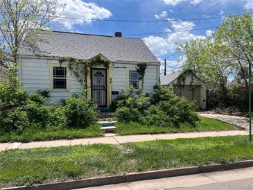 Charming single-Gathering home featuring overgrown landscaping and detached garage at 54 E Cornell Ave, Englewood, CO 80113