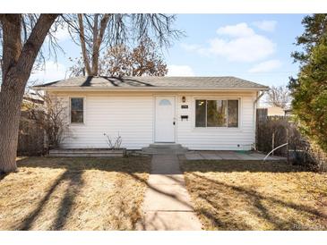 Charming single-story home with a well-maintained front yard and inviting curb appeal at 3740 W Exposition Ave, Denver, CO 80219