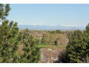 Scenic view from the home showcasing mountains and city skyline at 13890 E Marina Dr # 605, Aurora, CO 80014
