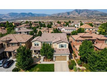 Two-story house with mountain views and landscaped yard at 2263 S Loveland St, Denver, CO 80228