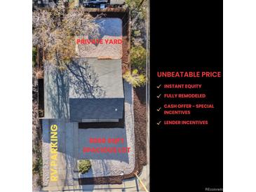 Spacious 6000 sqft lot with RV parking and a private fenced-in backyard at 1705 S Yuma St, Denver, CO 80223