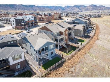Spacious homes offer modern design with mountain views in an inviting community at 8346 Mount Kataka St, Littleton, CO 80125