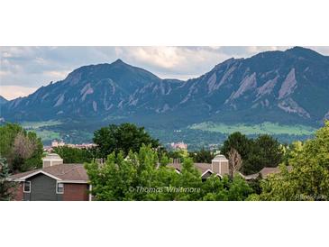 Stunning mountain views and city landscape visible from this community at 2938 Kalmia Ave # 6, Boulder, CO 80301