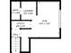 Floorplan view of basement featuring a gym, utility room, bath, and laundry area at 693 Delwood Ct, Highlands Ranch, CO 80126