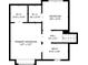 Detailed floor plan showing the primary bedroom, walk-in closets, secondary bedroom and hall bath at 693 Delwood Ct, Highlands Ranch, CO 80126
