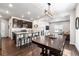Open layout kitchen, dining and living area, perfect for entertaining and Gathering gatherings at 1914 Villageview Ln, Castle Rock, CO 80104
