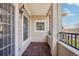 Private balcony features tile floors and view of the neighborhood at 12711 Colorado Blvd # 1009, Thornton, CO 80241