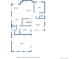 Detailed floor plan showcasing the layout of the first level of the home at 20875 E Girard Pl, Aurora, CO 80013