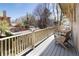 Inviting deck area with comfortable seating, perfect for relaxing outdoors at 780 N Lafayette St, Denver, CO 80218