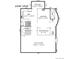 Lower level floor plan including a rec room, bar, laundry room, and storage area at 780 N Lafayette St, Denver, CO 80218