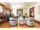 Charming living room with wood floors, decorative ceilings, statement fireplace and a vintage flair at 780 N Lafayette St, Denver, CO 80218