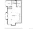 Floor plan displaying the first story with bedroom, electrical room and recreation area at 12940 Jasmine St # A, Thornton, CO 80602