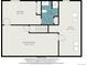 Basement level floor plan with bedroom, bathroom, utility room, and recreation room at 11978 W Aqueduct Dr, Littleton, CO 80127