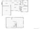 Here is the floor plan of the home, including the basement, primary bedroom, kitchen, living room, dining room, and garage at 9134 Bellaire St, Thornton, CO 80229